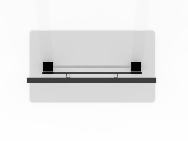 MOD-1519 Monitor Stand for Trade Shows and Events -- Plan View